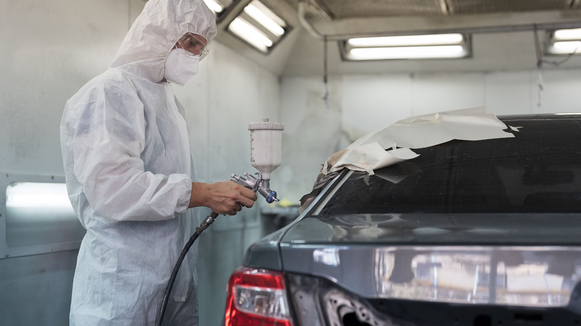 Lacquering of the car
